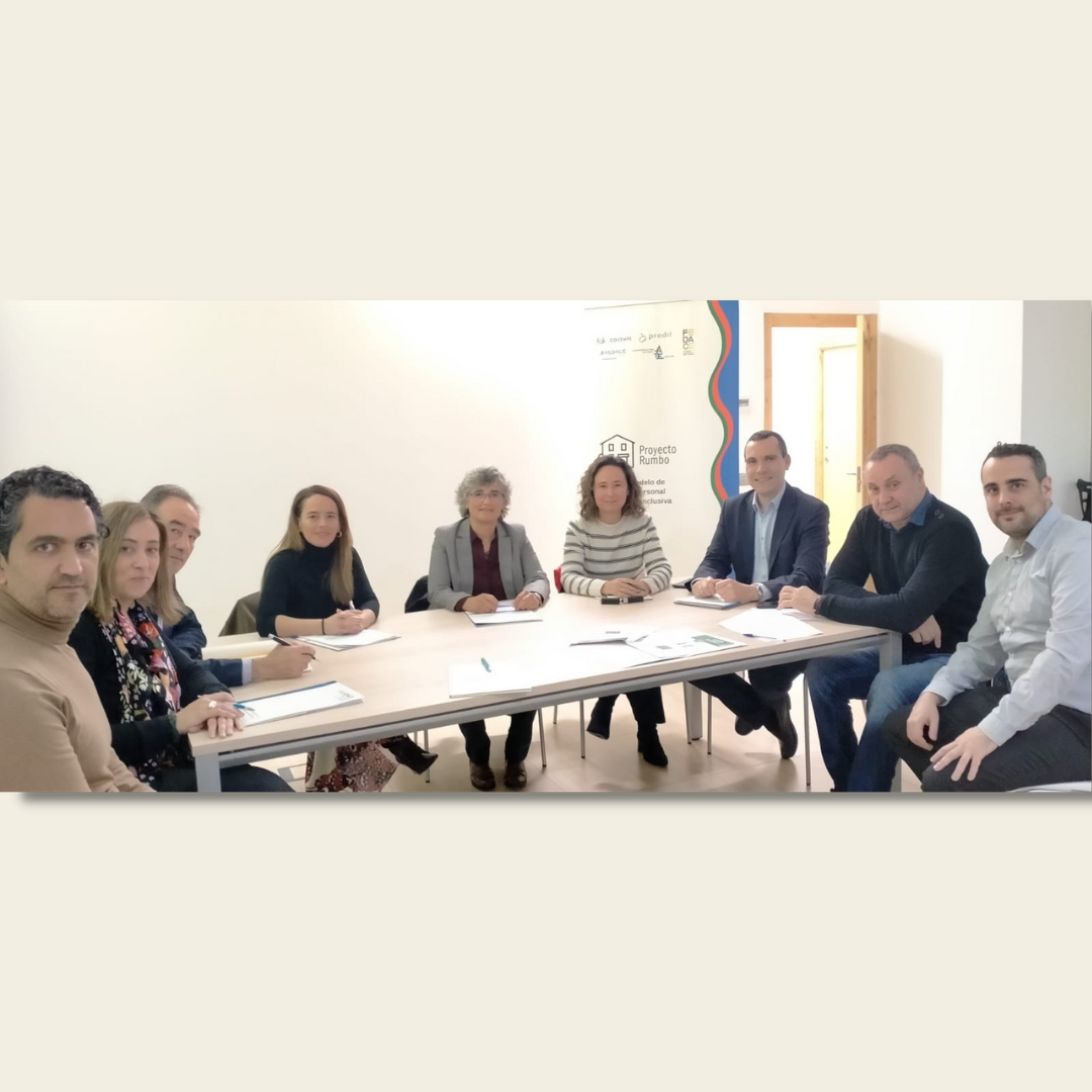 4 federaciones de la discapacidad de Galicia presentan el proyecto RUMBO a la Consellería de Política Social
