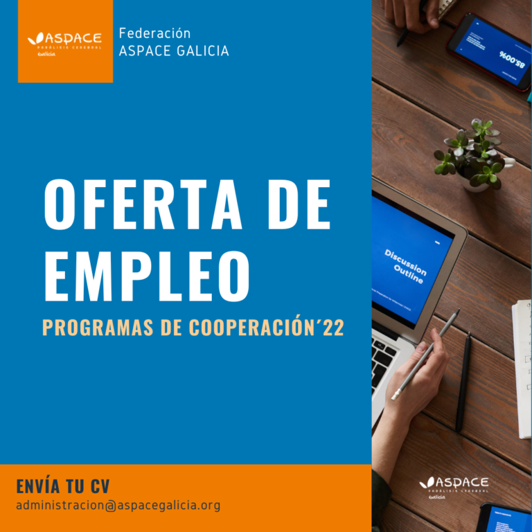 Oferta de empleo en Pontevedra en Federación ASPACE GALICIA