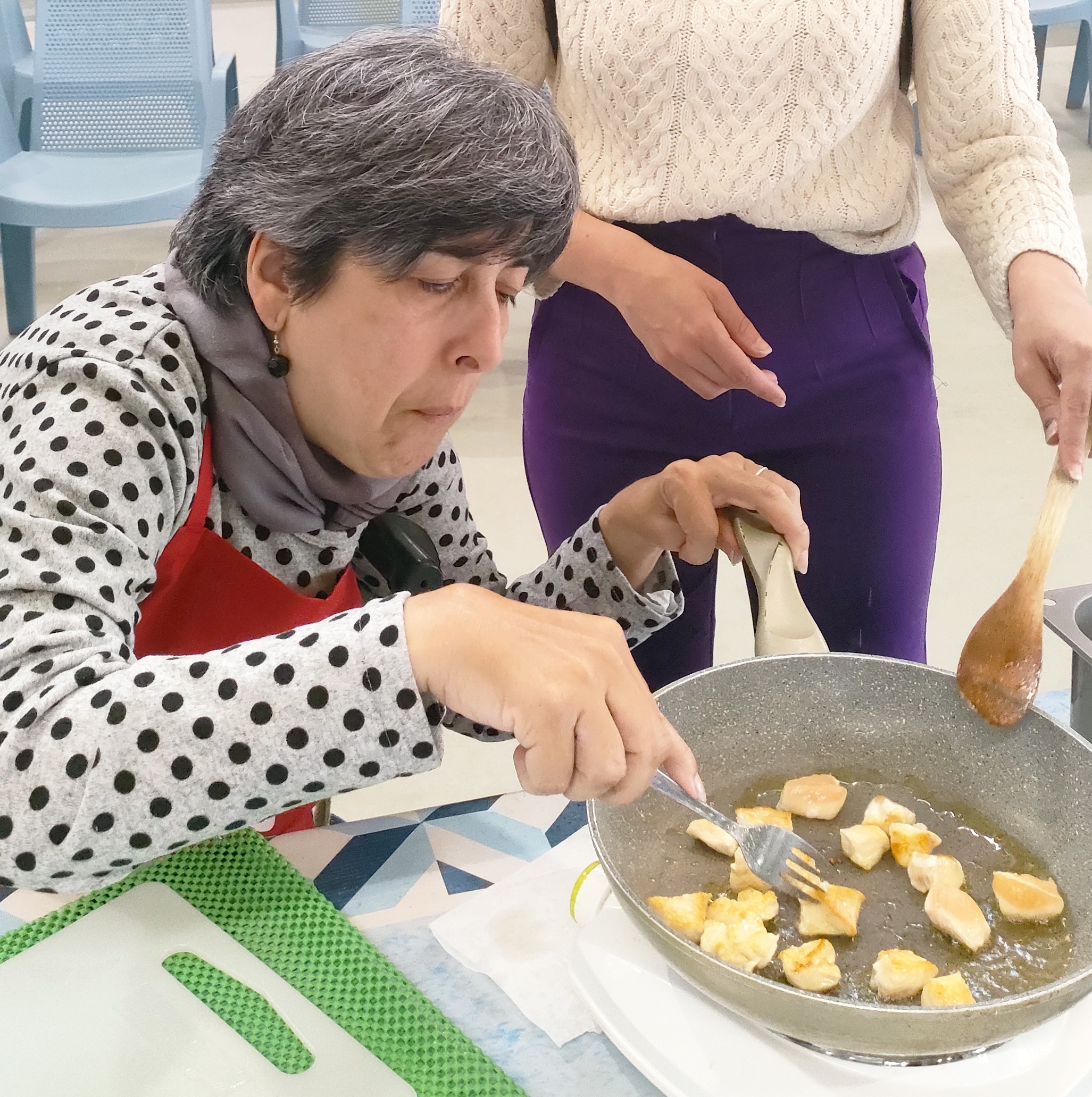 Amencer con una receta texturizada y ASPACE-Coruña con un menú tradicional ganan el concurso  de cocina ASPACE-Galicia 2023