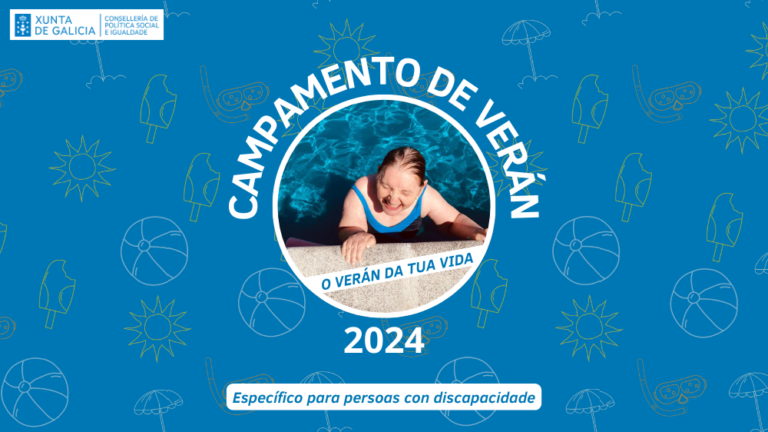 Abierto el plazo de inscripción en los campamentos de verano 2024 específicos para personas con discapacidad de la Xunta de Galicia